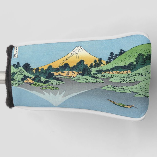 Hokusai - Mount Fuji reflektiert den Kawaguchi-See Golf Headcover (Vorderseite)