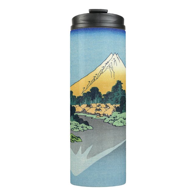Hokusai - Mount Fuji reflektiert den Kawaguchi-See Thermosbecher (Vorderseite)