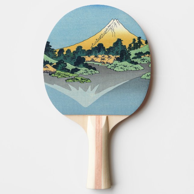 Hokusai - Mount Fuji reflektiert den Kawaguchi-See Tischtennis Schläger (Vorderseite)
