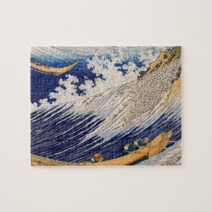 Hokusai Ozeanwellen Meer Boote