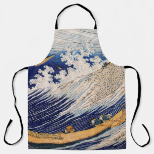 Hokusai Ozeanwellen Meer Boote Schürze