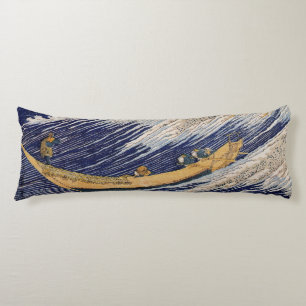 Hokusai Ozeanwellen Meer Boote Seitenschläferkissen