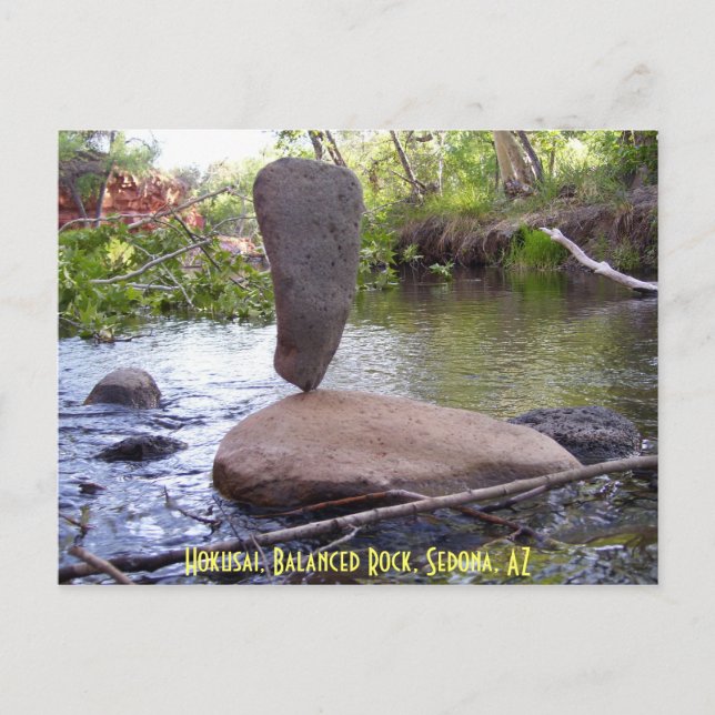 Hokusai Postkarte (Vorderseite)