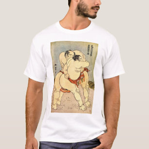 Hokusai Sumo-Ringkämpfer T-Shirt