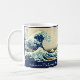 Hokusai – The Great Wave – Custom Text   Kaffeetasse