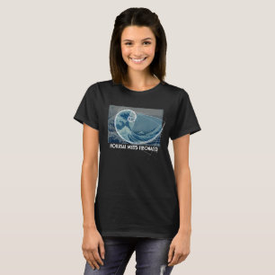 Hokusai trifft Fibonacci mit numerischer T-Shirt