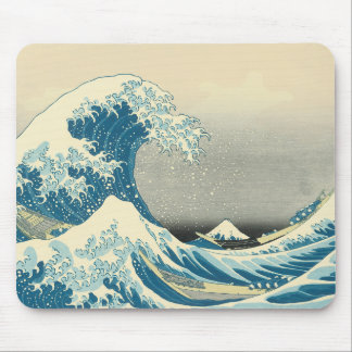 Hokusai - unter der Welle weg von Kanagawa Mousepad