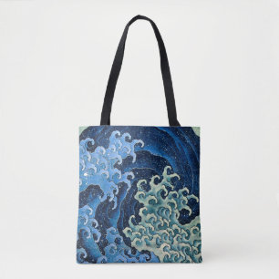 Hokusai Weibliche Welle Vintage Ozean Tasche