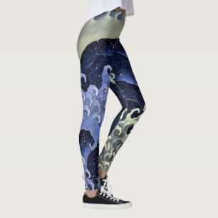 Hokusai-Welle 1 Leggings