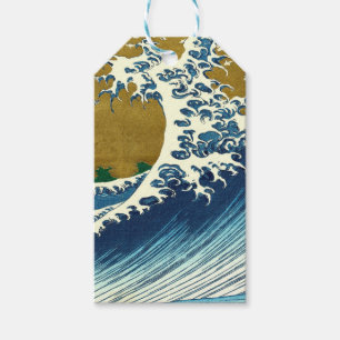 Hokusai-Welle-Muster: Japanische Ukiyo-e-Kunst Geschenkanhänger