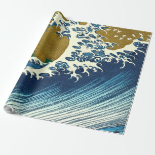 Hokusai-Welle-Muster: Japanische Ukiyo-e-Kunst Geschenkpapier