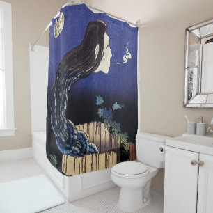 Hokusai Woman Ghost erscheint Duschvorhang