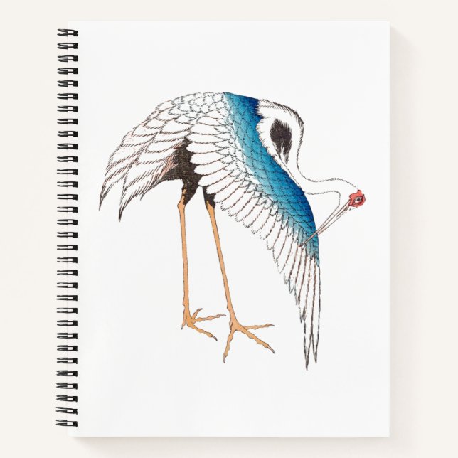 Hokusai's crane notizbuch (Vorderseite)