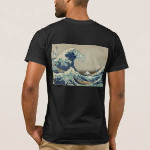 Hokusais die große Welle weg von Kanagawa T-Shirt