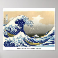 Hokusais Große Welle in Kanagawa (1760-1849)
