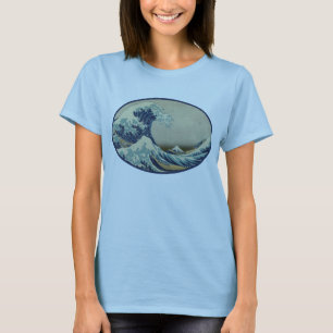 Hokusais großes Wellen-T-Shirt T-Shirt