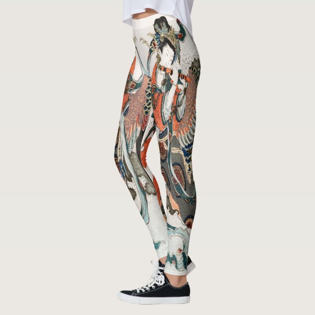 Hokusais japanische Leggings - Cool (Links)