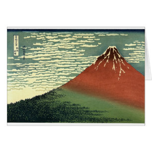 Hokusais Ukiyo-e South Wind Clear Sky oder Red Fuj