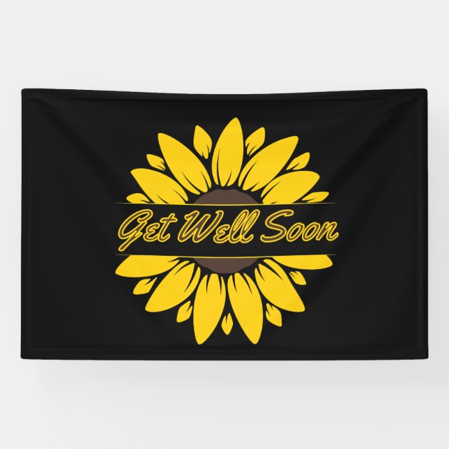 Hol dir bald Sunflower 4x6 Vinyl Banner (Horizontal)