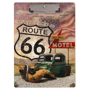 Hol dir deine Kicks auf Route 66 Klemmbrett