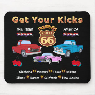 Hol dir deinen Schwanz! Route 66 T - Shirt und Ges Mousepad