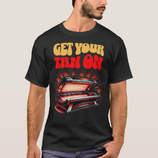 Hol dir deinen Tan auf Sun Beach Ferien Sommer T-Shirt