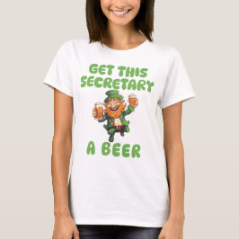 Hol dir diesen Sekretär zum Beer Funny St. Patrick T-Shirt