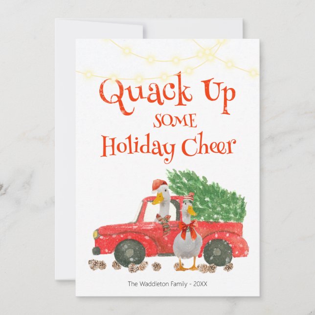 Hol dir ein Holiday Cheer Duck! (Vorderseite)