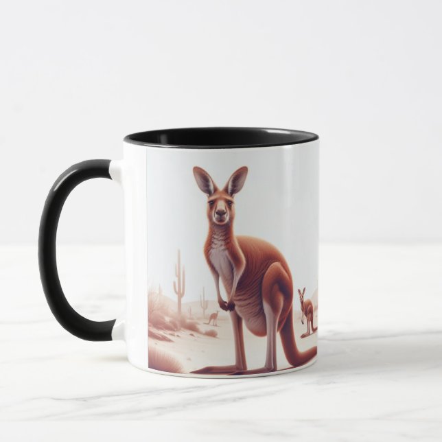 Hol dir mit unserer Kangaroo Tasse in die Morgenbr (Links)
