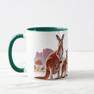 Hol dir mit unserer Kangaroo Tasse in die Morgenbr