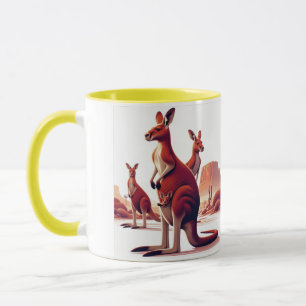 Hol dir mit unserer Kangaroo Tasse in die Morgenbr