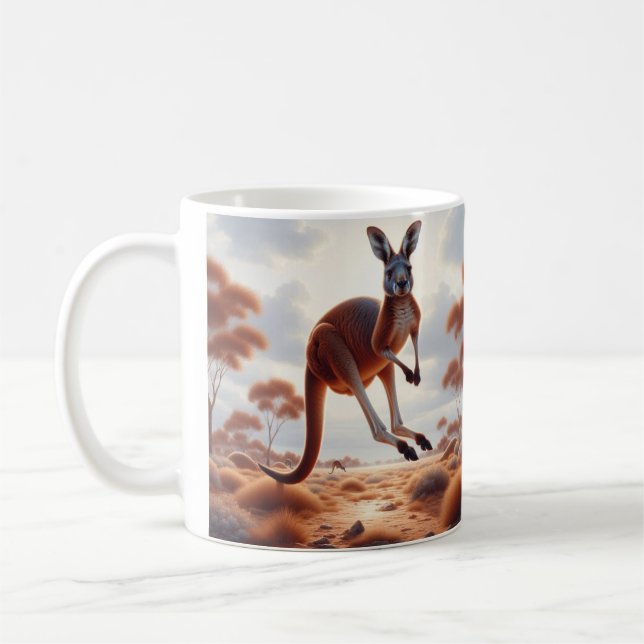Hol dir mit unserer Kangaroo Tasse in die Morgenbr (Links)