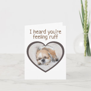 Hol dir niedliches Hundeshihtzu Schlafherz Karte