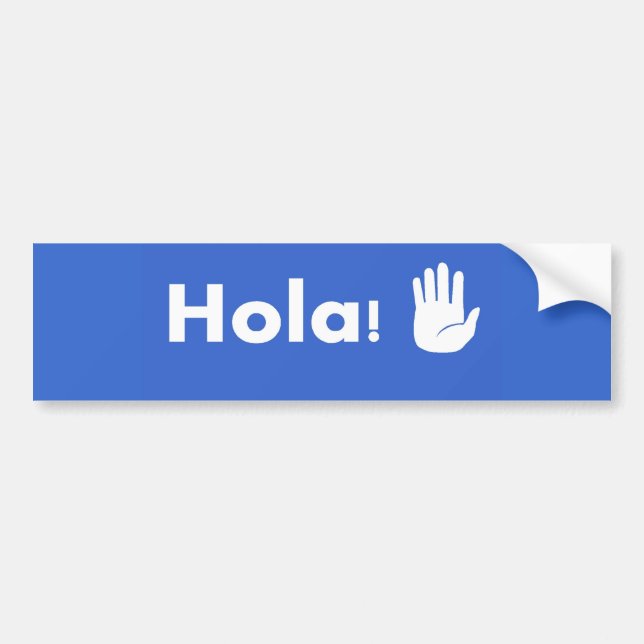 Hola Autoaufkleber (Vorne)