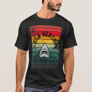 Hola Beaches Niedlich Shark Beach Urlaub Sommerpin T-Shirt