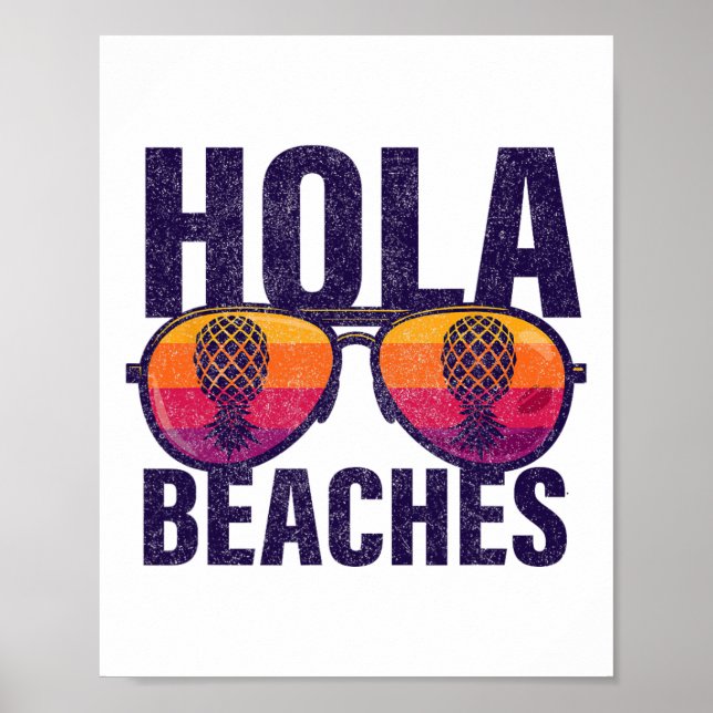 Hola Beaches Poster (Vorne)