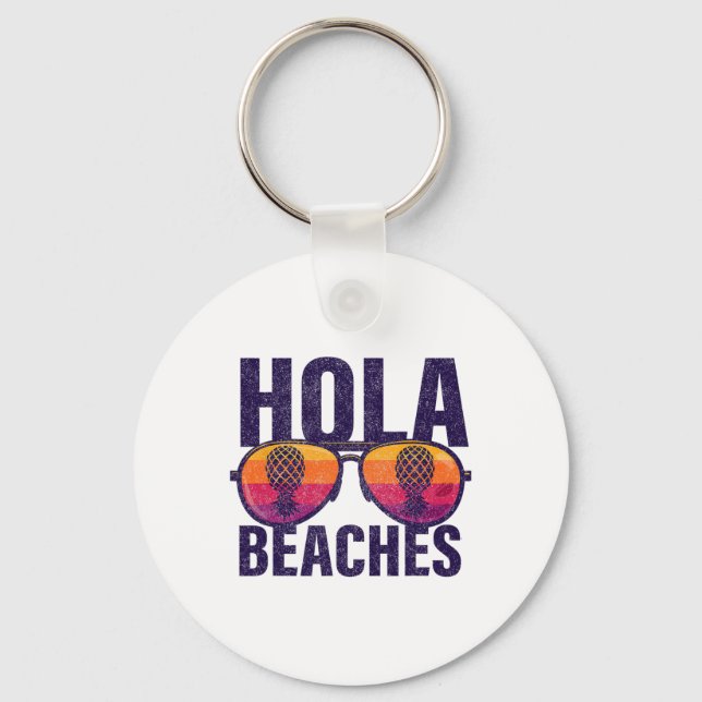 Hola Beaches Schlüsselanhänger (Vorderseite)