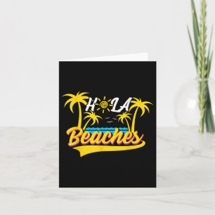Hola Beaches Vacation Beach Sun Hochzeit Flitterwo Karte