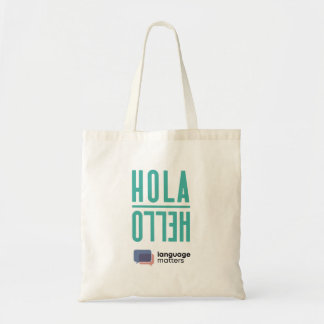 Hola/Hello-Tasche von Language Matters Tragetasche