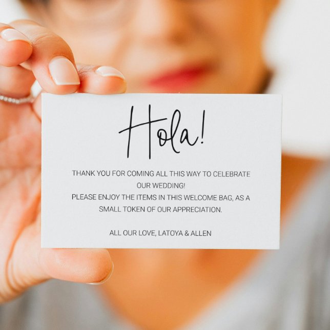 Hola Mexico Wedding Willkommensbeutel Platzkarte (Von Creator hochgeladen)