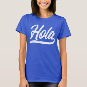 Hola Script (weiß) T-Shirt