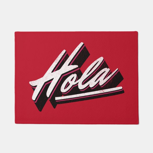 Hola-Textdesign Fußmatte (Vorderseite)