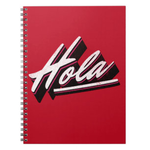 Hola-Textentwurf Notizblock