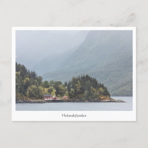 Holandsfjorden Norwegen Postkarte