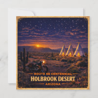 Holbrook Arizona 100 Jahre Desert Wigwam Nacht