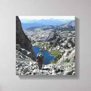 Holcomb Lake - Ansel Adams Wilderness - Sierra Leinwanddruck