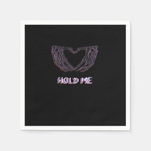 Hold Me Classic - Skeletton Handherz Serviette