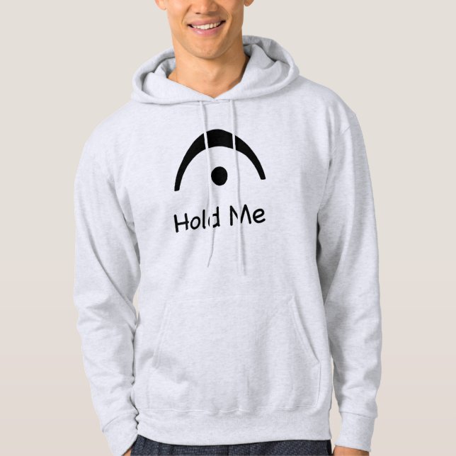 Hold Me Fermata Music Spaß Musiker Hoodie (Vorderseite)