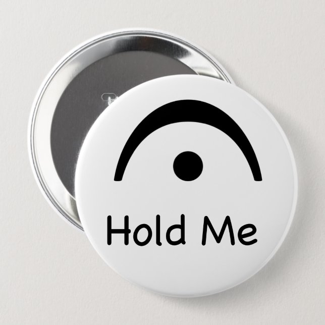 Hold Me Fermata Musiker Button (Vorne & Hinten)