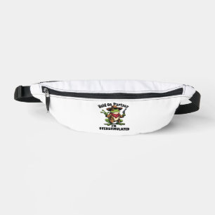Hold on Partner i'm überstimuliert Frog ADHD Bauchtasche